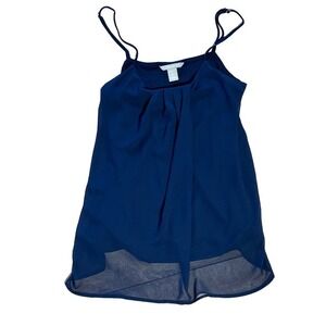 Women's Banana Republic Navy Blue Tank Top. Detailed front. Size XS